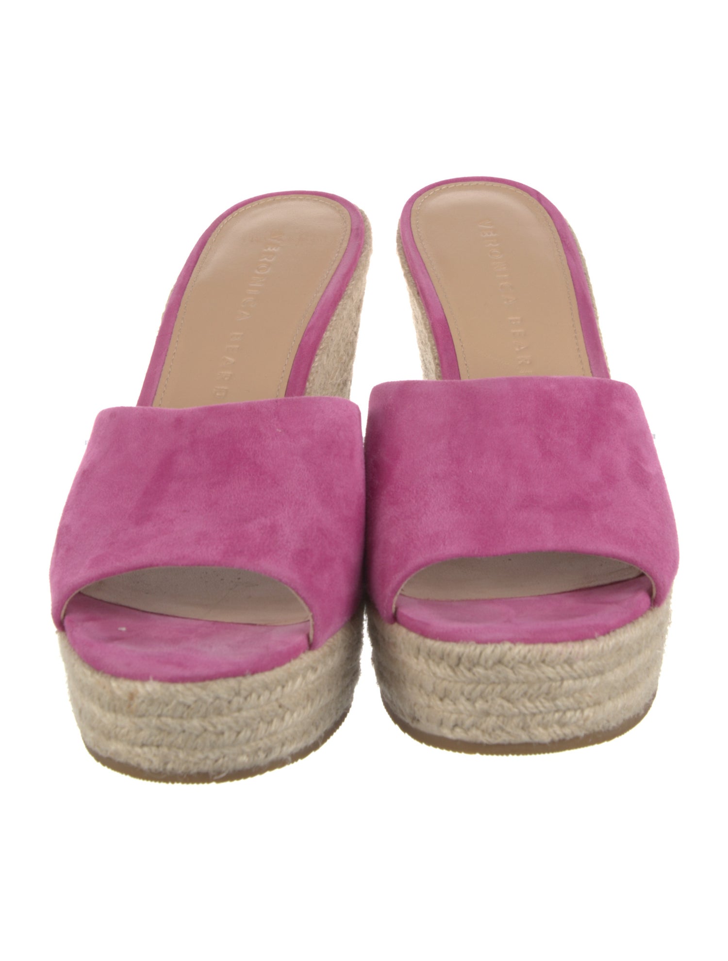 Veronica Beard Suede Braided Accents Espadrilles